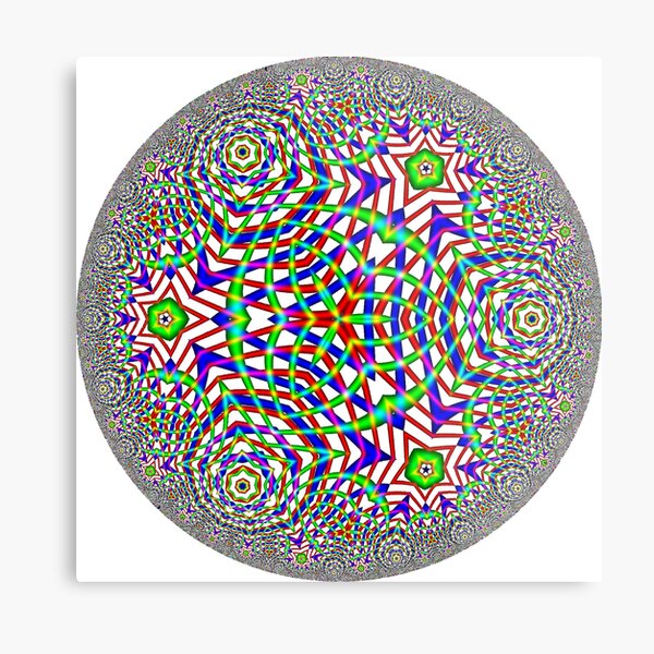 Item preview, Noneuclidean Quasi-Ukrainian Mandala 85 designed and sold by DavidFeldman.