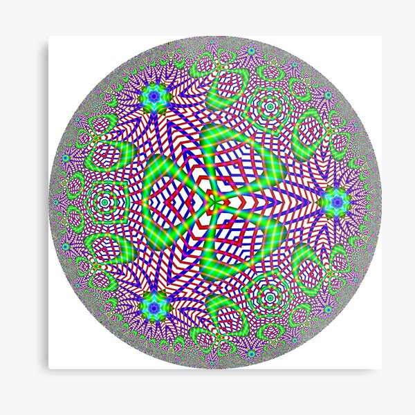 Item preview, Noneuclidean Quasi-Ukrainian Mandala 90 designed and sold by DavidFeldman.