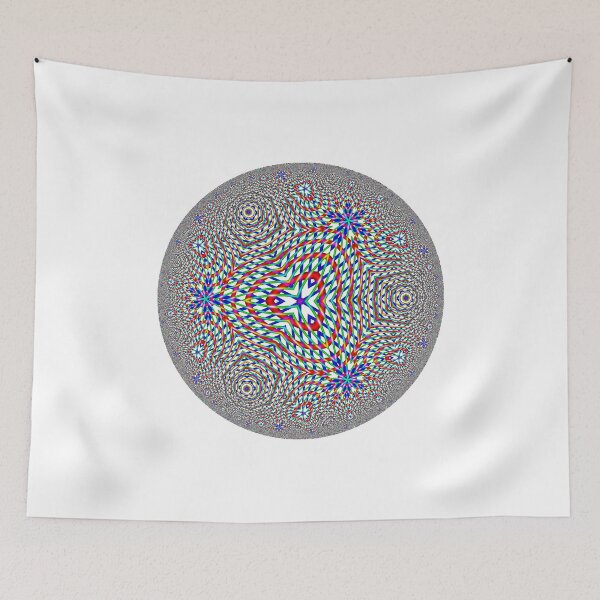 Item preview, Noneuclidean Quasi-Ukrainian Mandala 94 designed and sold by DavidFeldman.