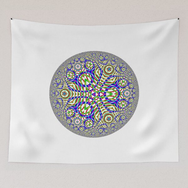 Item preview, Noneuclidean Quasi-Ukrainian Mandala 100 designed and sold by DavidFeldman.