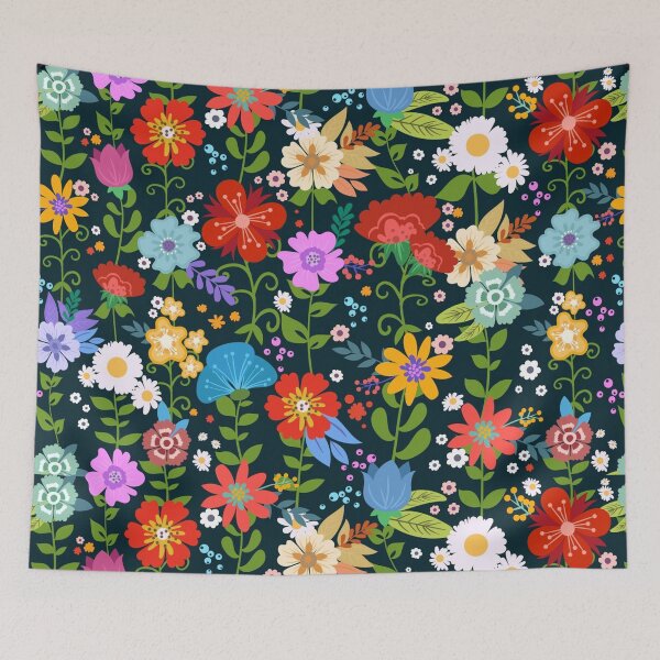 Artikelvorschau, Bunter Frühling Floral entworfen und verkauft von pugmom4.