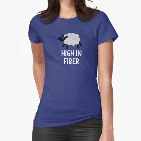 High in Fiber Fitted T-Shirt