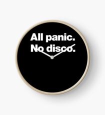 All panic. No disco. Clock