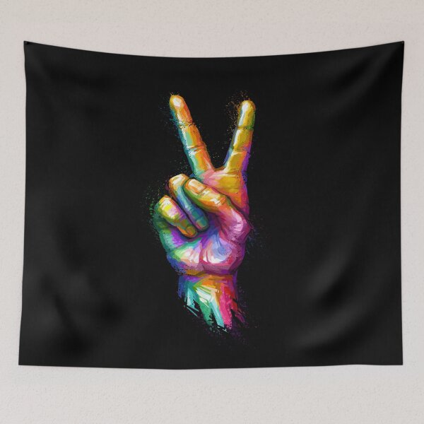 Item preview, V-Sign: Hand Gesture for Peace or Victory designed and sold by Stonemask.