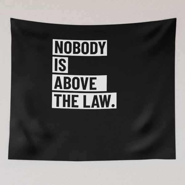 Item preview, Nobody Is Above The Law designed and sold by hadicazvysavaca.