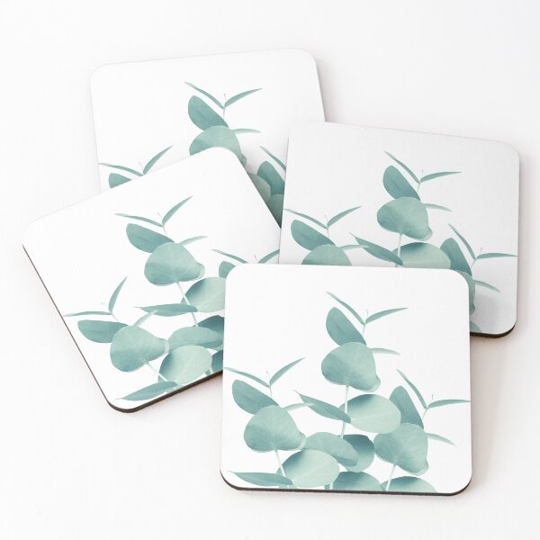 Item preview, Eucalyptus Leaves Green White #1 #foliage #decor #art  designed and sold by Anita's & Bella's Art.