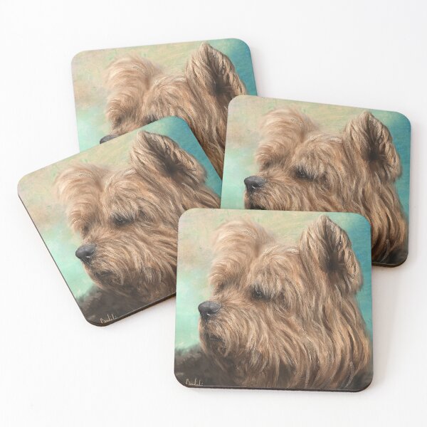 Item preview, Painting of a Cute and Hairy Yorkshire Terrier designed and sold by ibadishi.