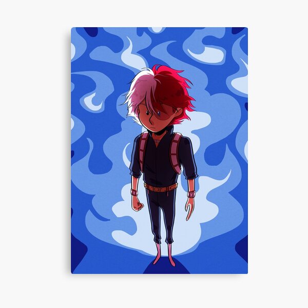 "Blue Fire Todoroki" Canvas Print for Sale by suntails Redbubble