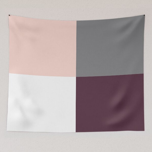 Item preview, Elegant burgundy, blush pink & grey geometric designed and sold by NaughtyCat.