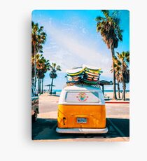 VW Van ⛔ HQ quality (Surf — Beach) Canvas Print