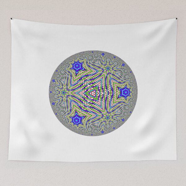 Item preview, Noneuclidean Quasi-Ukrainian Mandala #101 designed and sold by DavidFeldman.