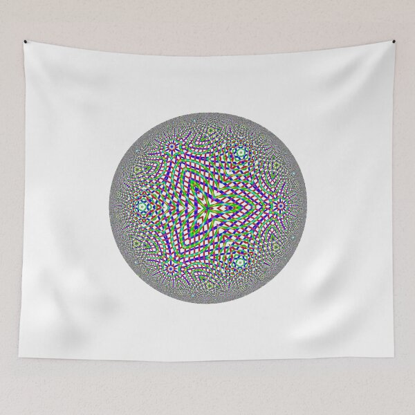 Item preview, Noneuclidean Quasi-Ukrainian Mandala #102 designed and sold by DavidFeldman.