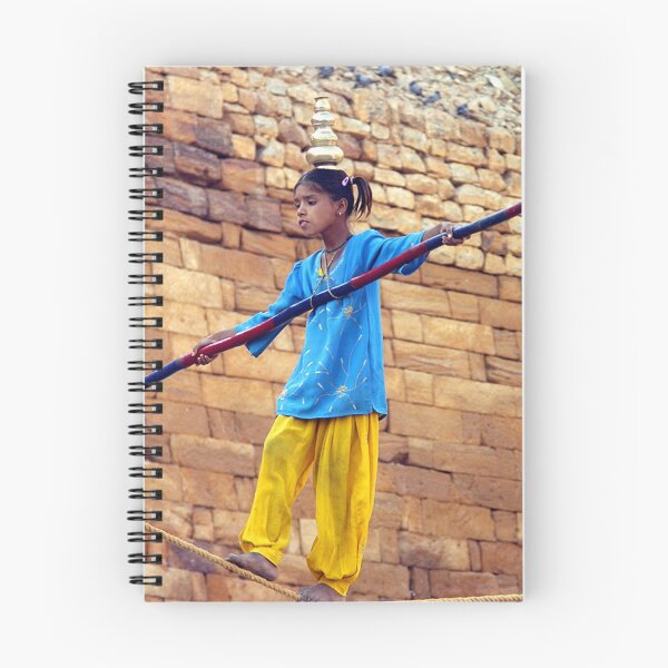 Item preview, Tightrope Walker in Jaisalmer, India designed and sold by Bev Pascoe.