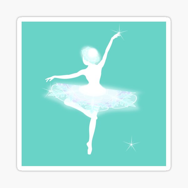 Quietly dancing snowflake I Sticker