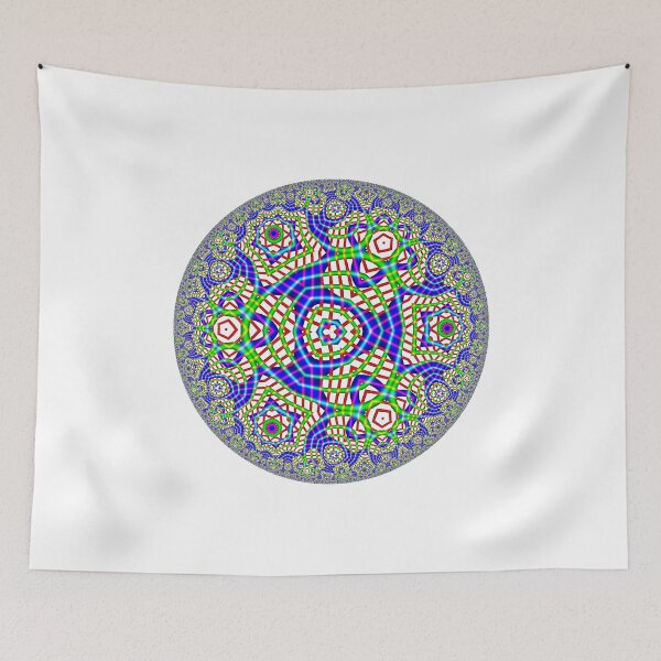 Item preview, Noneuclidean Quasi-Ukrainian Mandala #107 designed and sold by DavidFeldman.