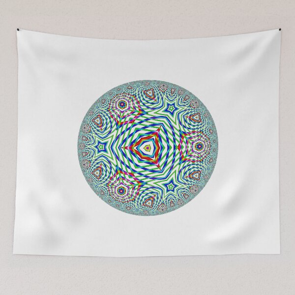 Item preview, Noneuclidean Quasi-Ukrainian Mandala #109 designed and sold by DavidFeldman.
