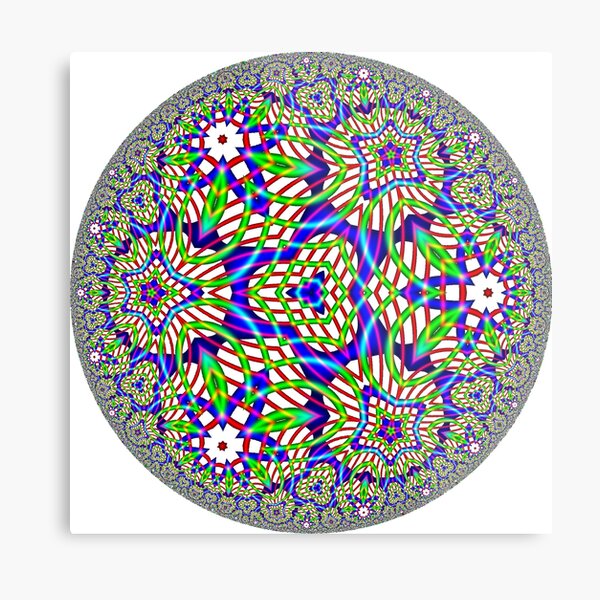 Item preview, Noneuclidean Quasi-Ukrainian Mandala #108 designed and sold by DavidFeldman.