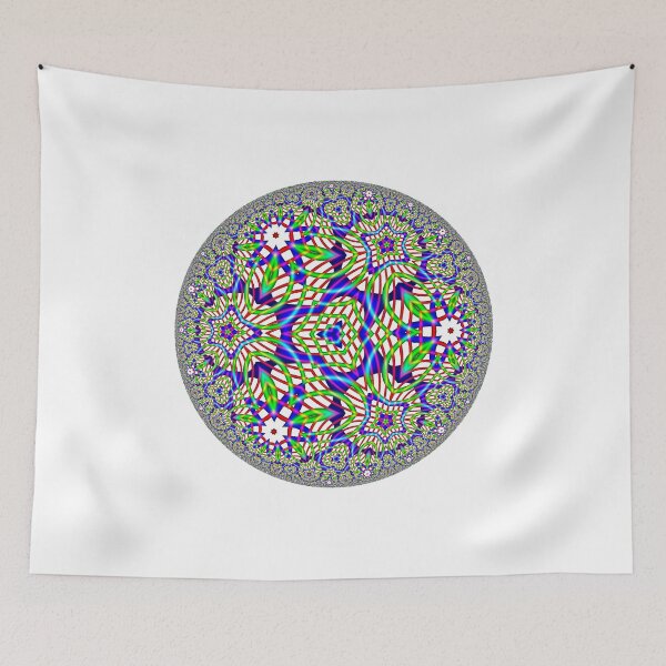 Item preview, Noneuclidean Quasi-Ukrainian Mandala #108 designed and sold by DavidFeldman.