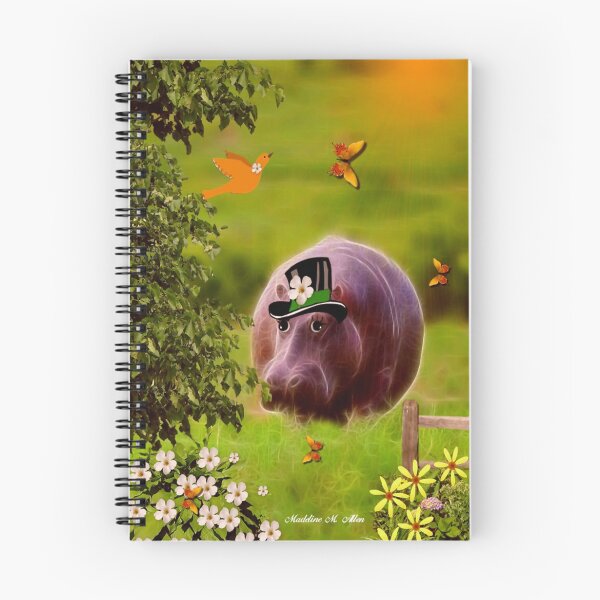 Item preview, ~ Henry Hippo - Going to the Picnic ~ designed and sold by SmudgeArt.