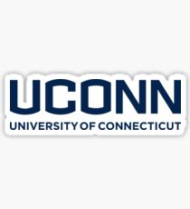 uconn university of connecticut Sticker