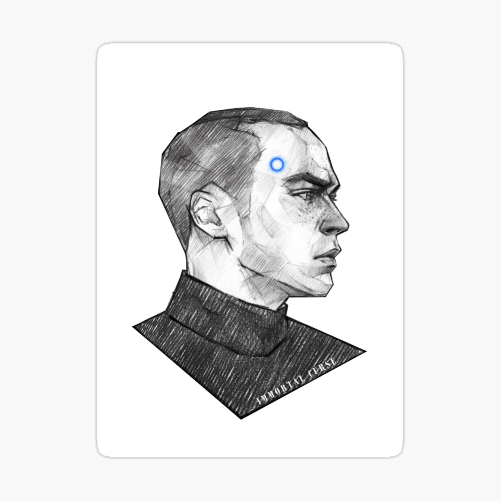 Detroit Become Human Markus Handmade Video Game Art Poster 