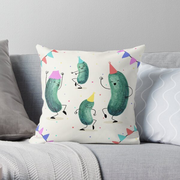 Pickle Party! Throw Pillow