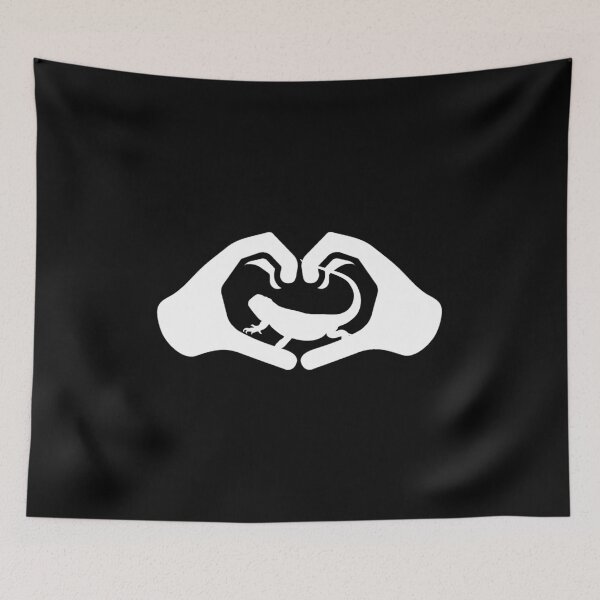 Item preview, Bearded dragon heart gift designed and sold by RetroFuchs.