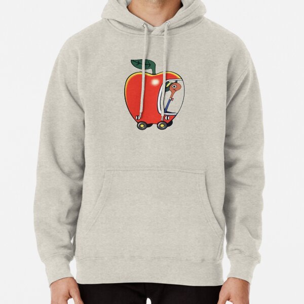 Lowly the Worm and His Apple Car Pullover Hoodie