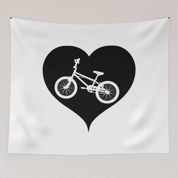 Item preview, BMX wheel heart designed and sold by RetroFuchs.