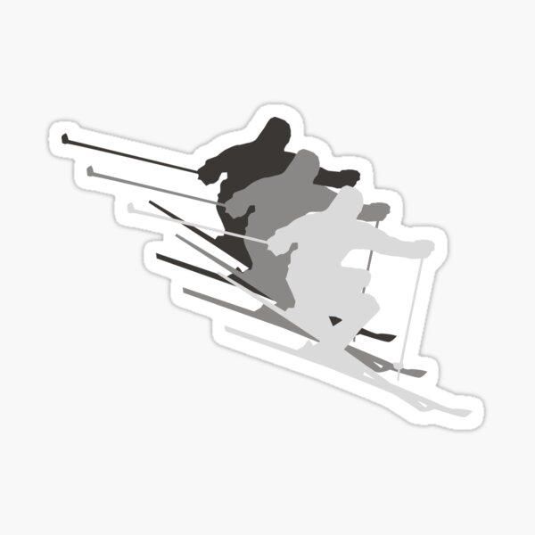 Skiing Helmet Stickers Redbubble