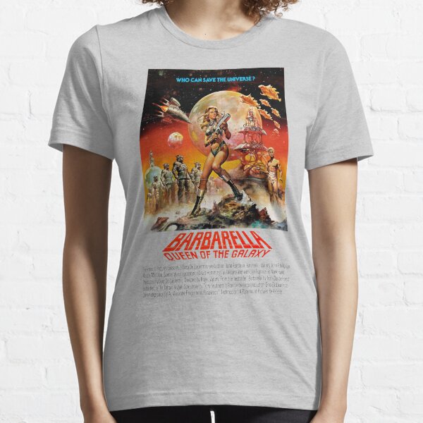 Barbarella - Queen Of The Galaxy - 1968 - Who Can Save the Universe - Vintage Retro Movie Poster, Films Posters Essential T-Shirt