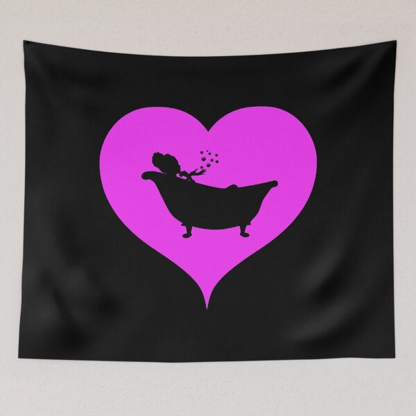 Item preview, Love bathtub heart gift designed and sold by RetroFuchs.