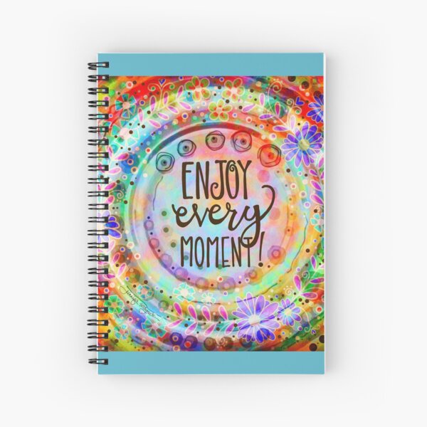 Item preview, Pretty Floral “Enjoy Every Minute” Inspirational  designed and sold by Inspirivity.