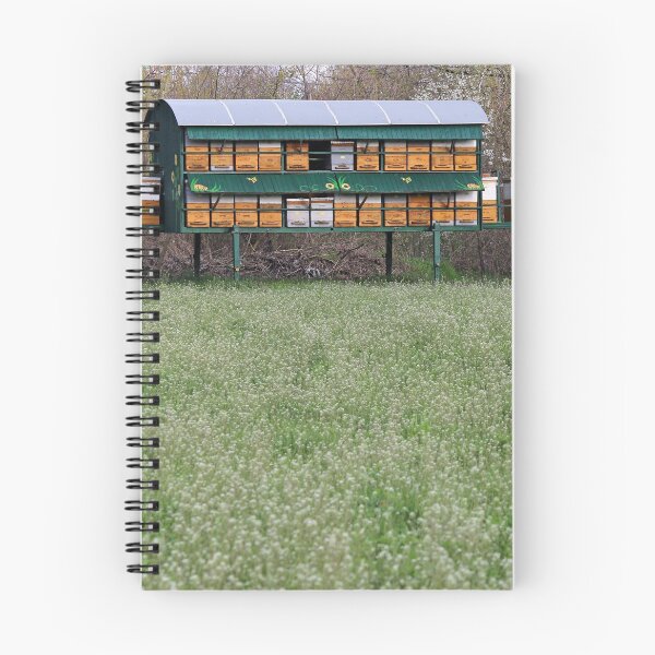 Item preview, Bee hives on meadow  designed and sold by goceris.
