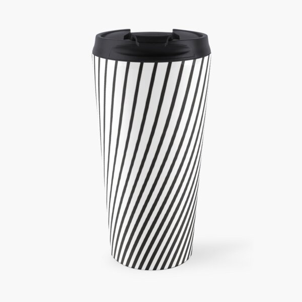 WAVE (BLACK) Taza de viaje