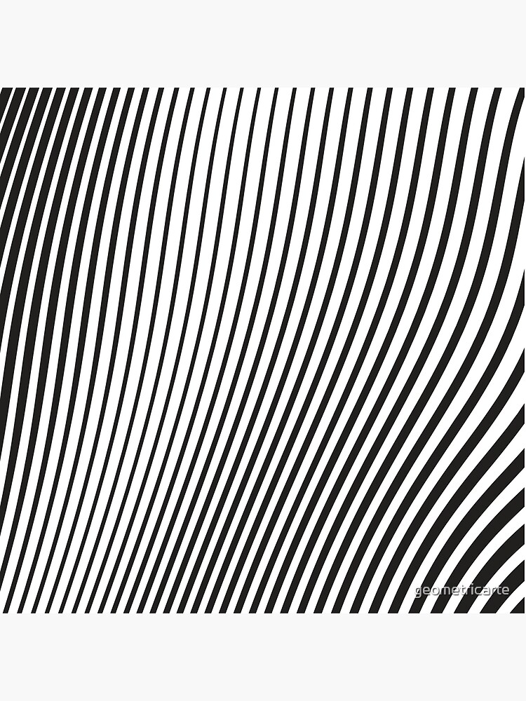 WAVE (BLACK) de geometricarte