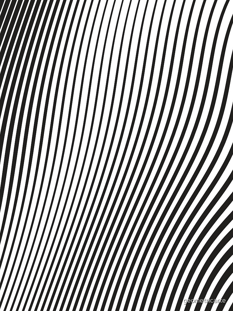 WAVE (BLACK) de geometricarte
