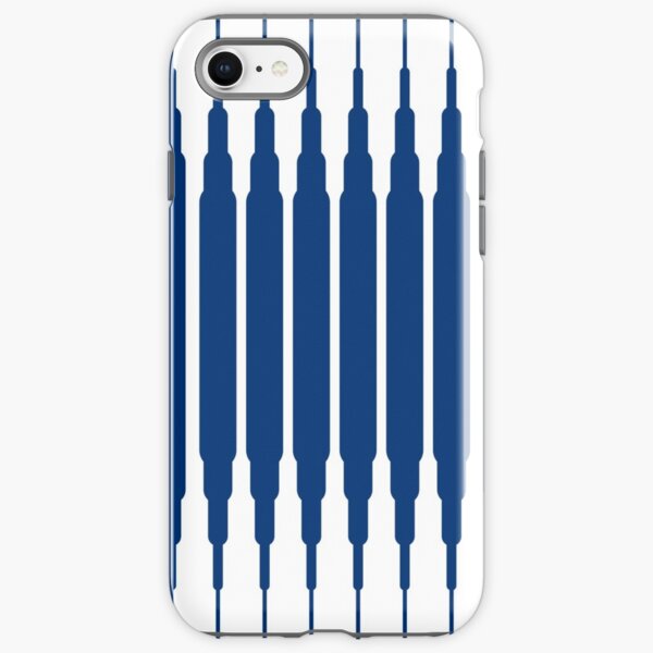 SQUARE LINE (BLUE) Funda resistente para iPhone