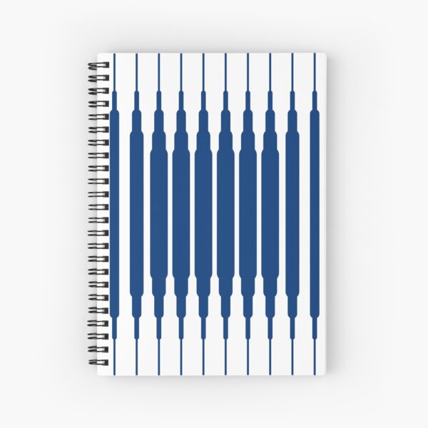 SQUARE LINE (BLUE) Cuaderno de espiral