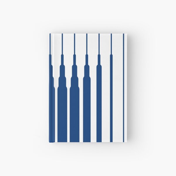 SQUARE LINE (BLUE) Cuaderno de tapa dura