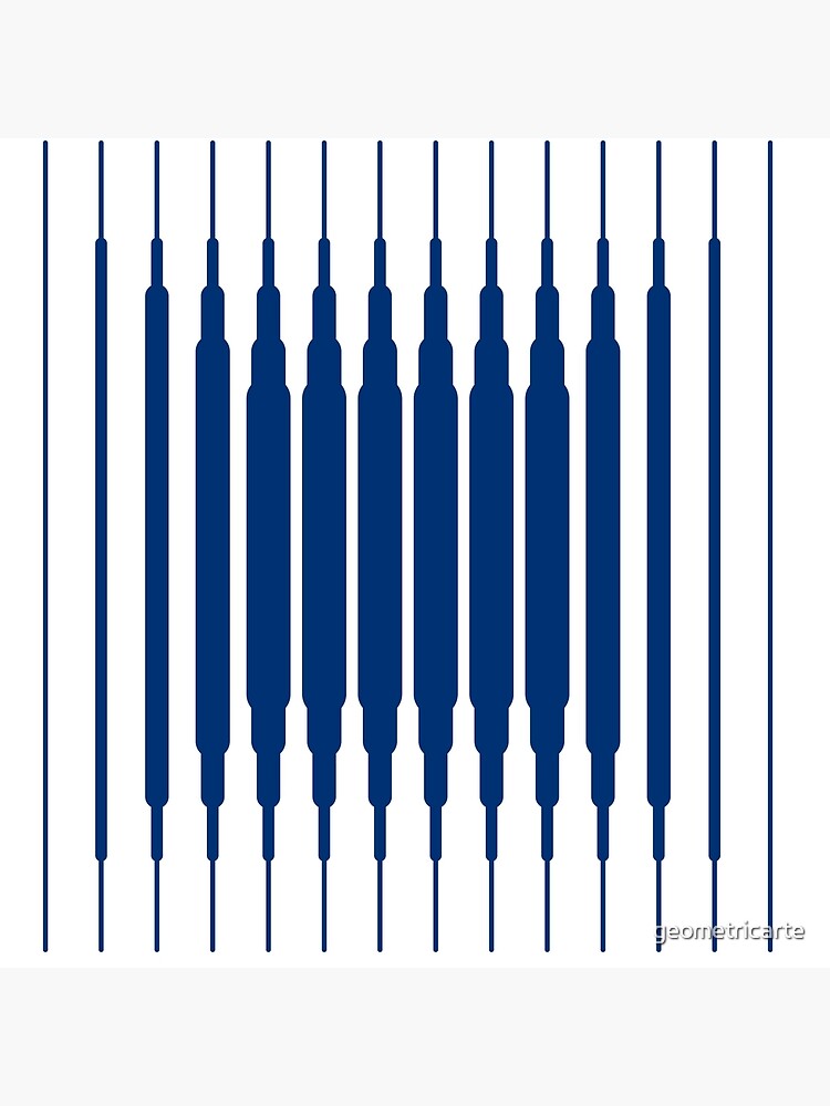 SQUARE LINE (BLUE) de geometricarte