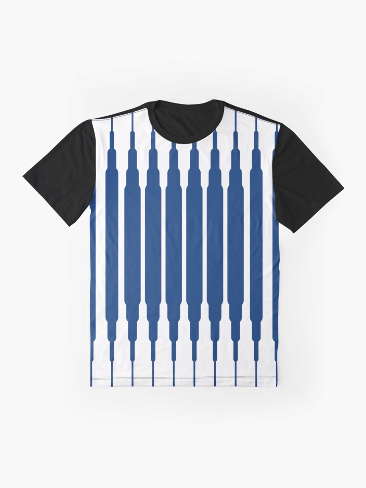 Vista alternativa de Camiseta gráfica SQUARE LINE (BLUE)