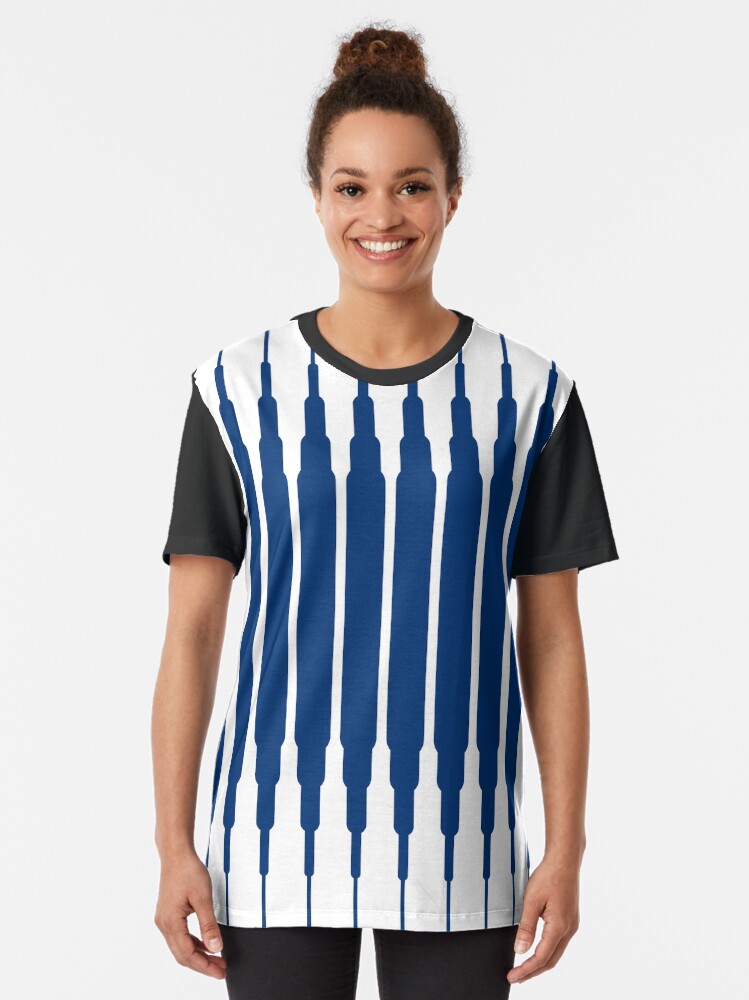 Vista alternativa de Camiseta gráfica SQUARE LINE (BLUE)