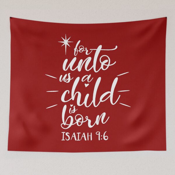 Item preview, A Child is Born Isaiah 9:6 designed and sold by KA DESIGNS.
