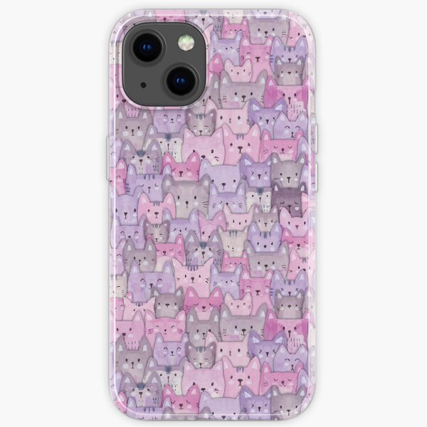 Pile o Pink Kitties iPhone Soft Case