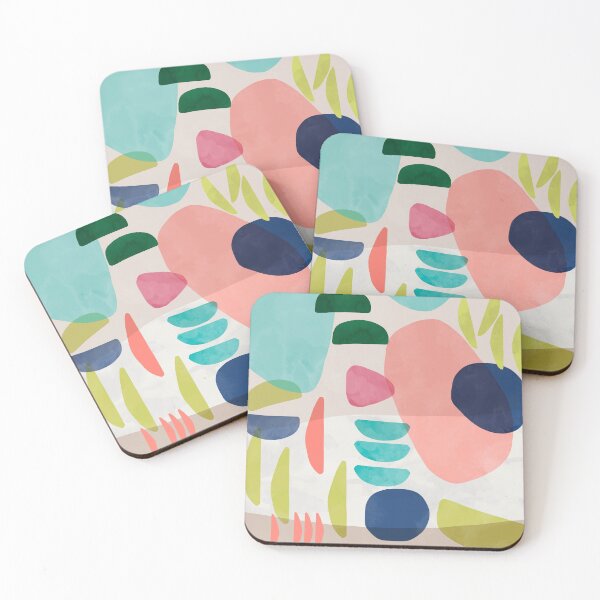 Item preview, Organic Bold Shapes Watercolor designed and sold by ninoladesign.