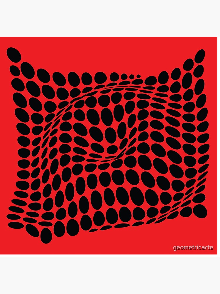 COME INSIDE (RED/BLACK) de geometricarte