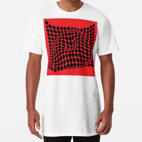 COME INSIDE (RED/BLACK) Camiseta larga