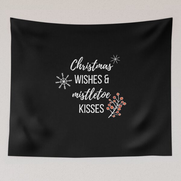 Item preview, Christmas Wishes & Mistletoe Kisses  designed and sold by MooonTees.