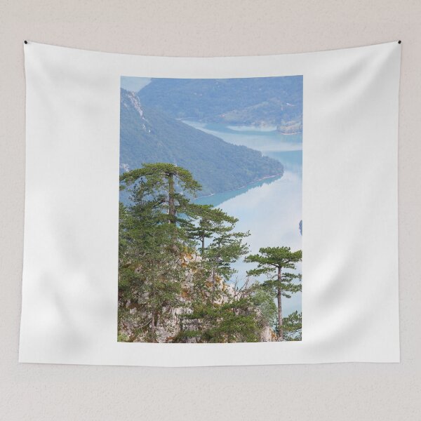 Item preview, pine trees on Tara mountain landscape designed and sold by goceris.